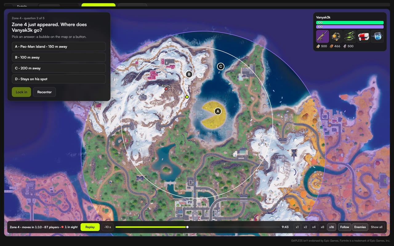 Rotation Quiz (beta) trainer preview